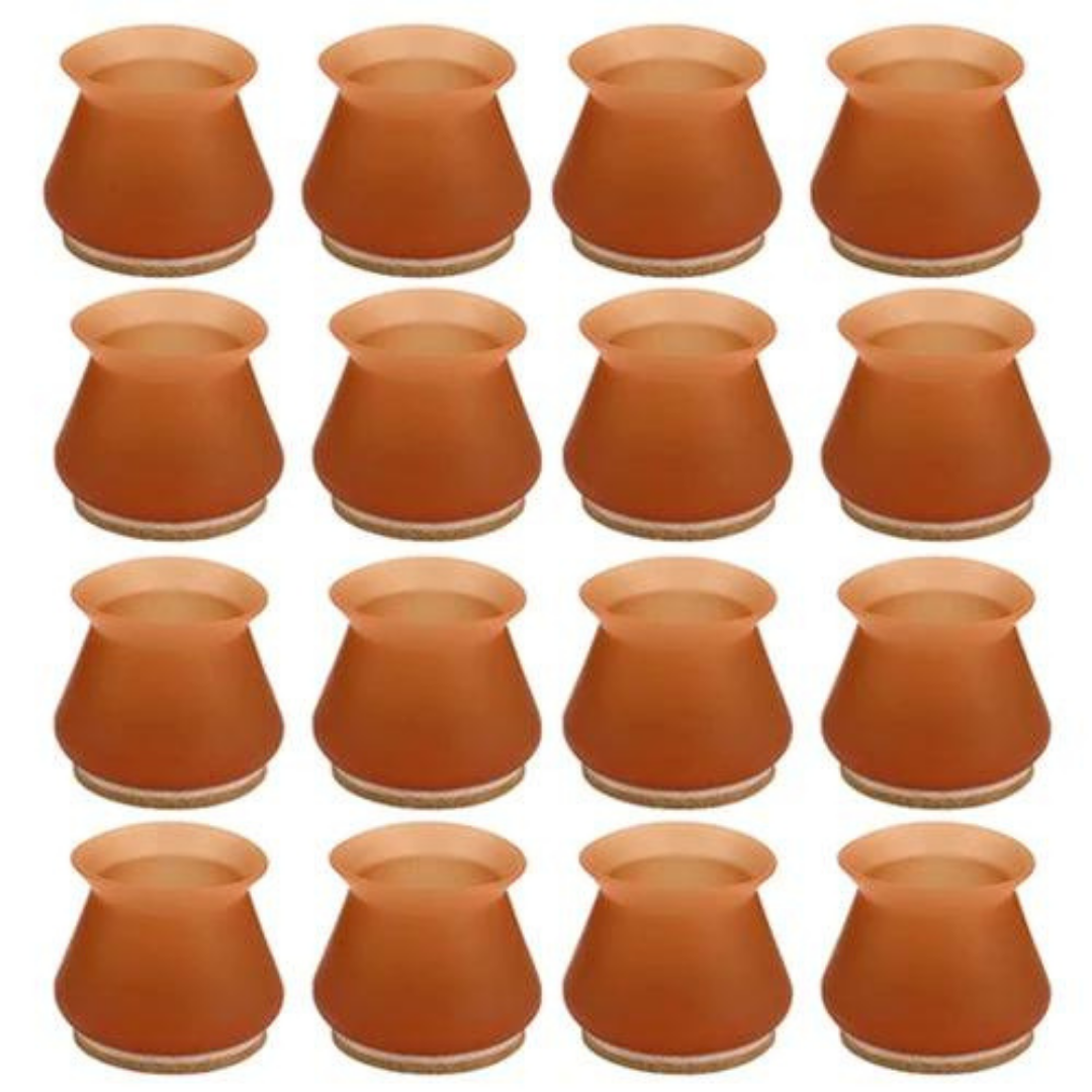 FornitureFoot Shield™ - Kit de 16 piezas de silicona para proteger las patas de tus sillas y mesas