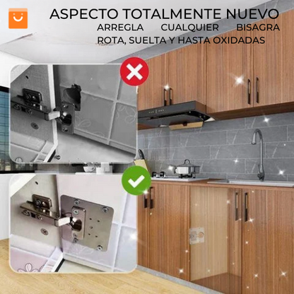 HingeSafe™ - Placa contenedora de bisagra