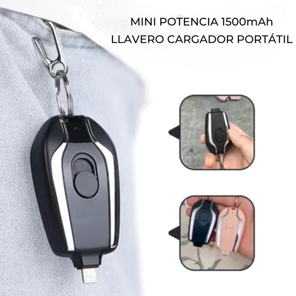 Linkenergen™ - Cargador Portátil en Forma de Llavero (1500 mAh)