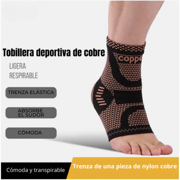 Thightankle™ - Tobillera de Compresión de Cobre