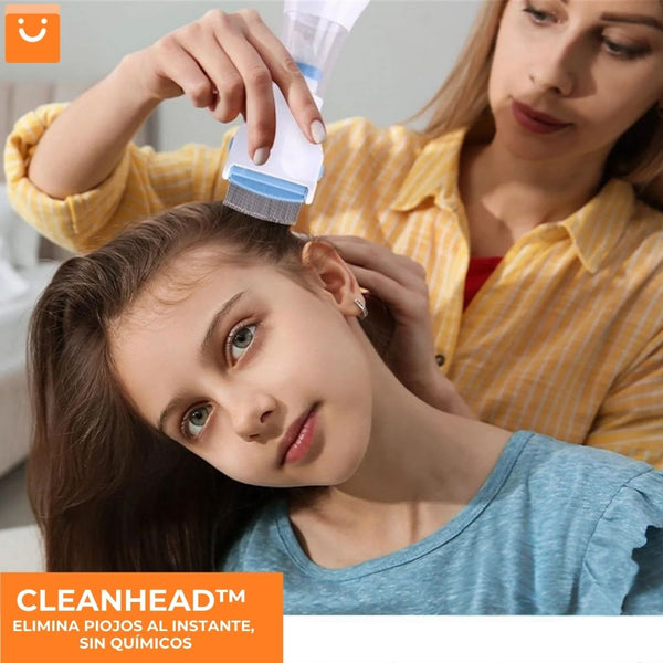 CLEANHEAD™ - PEINE ELÉCTRICO PARA ELIMINAR PIOJOS Y LIENDRES