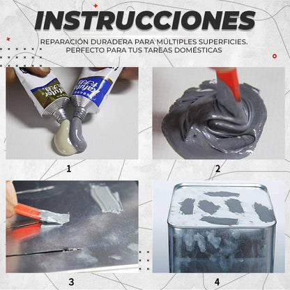 SuperFuseAB™ - Reparador instantaneo de metales y plasticos