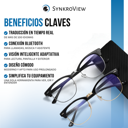 SynkroView™  - Traduce, escucha y conecta sin barreras