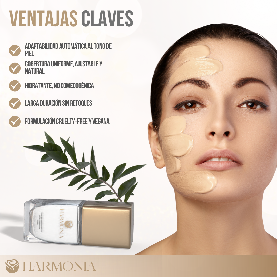 HARMONIA™ - Una base que se adapta a ti, para un look naturalmente perfecto