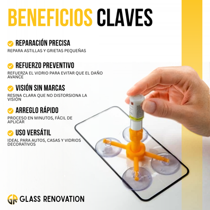 Glass Renovation™ - Repara el daño de tus vidrios, no tu bolsillo