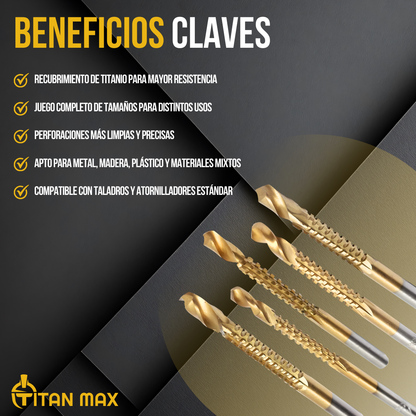 Titan Max™ - precisión y resistencia en cada perforación