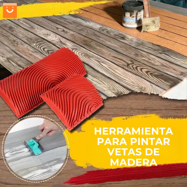 WoodTone Paint™ - Herramienta para pintar vetas de madera