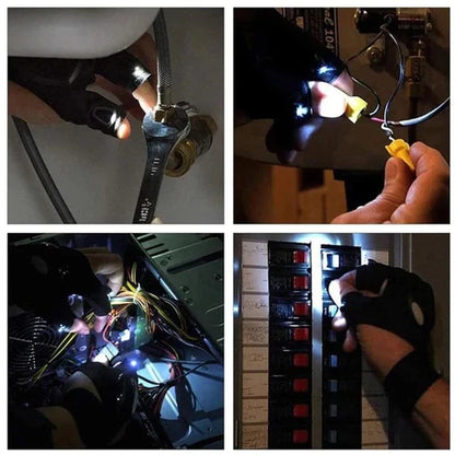 Flashgo™ - GUANTES CON LUCES LED IMPERMEABLES (PAR)