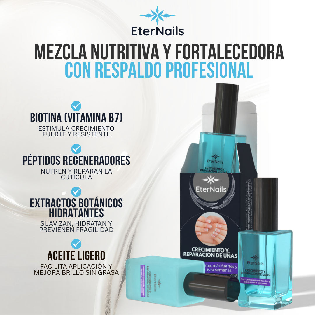 ETERNAIL™ - Uñas más fuertes, sanas y largas desde la primera aplicación