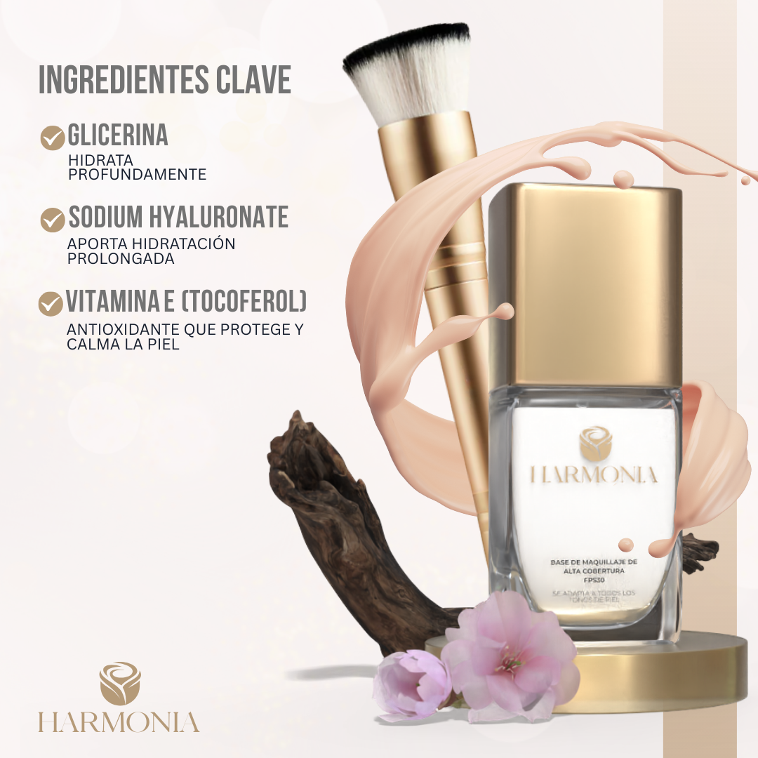 HARMONIA™ - Una base que se adapta a ti, para un look naturalmente perfecto