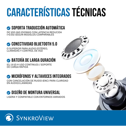 SynkroView™  - Traduce, escucha y conecta sin barreras