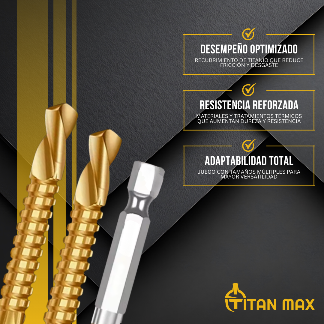 Titan Max™ - precisión y resistencia en cada perforación