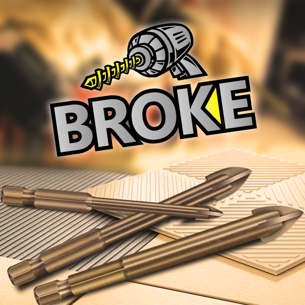 Broke™ - Brocas triangulares con vástago hexagonal de aleación