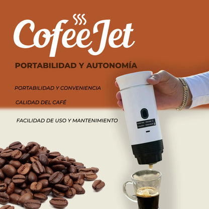 CofeeJet™ - Cafetera automática portátil