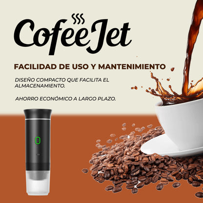 CofeeJet™ - Cafetera automática portátil
