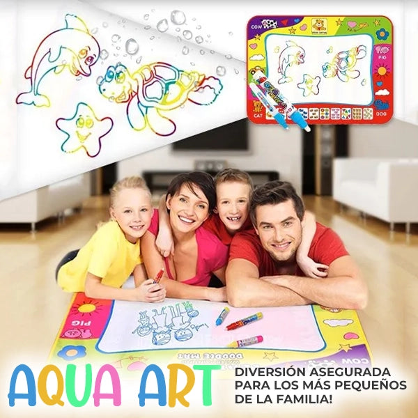 AquaArt™ - Alfombra de dibujo al agua con lapices mágico