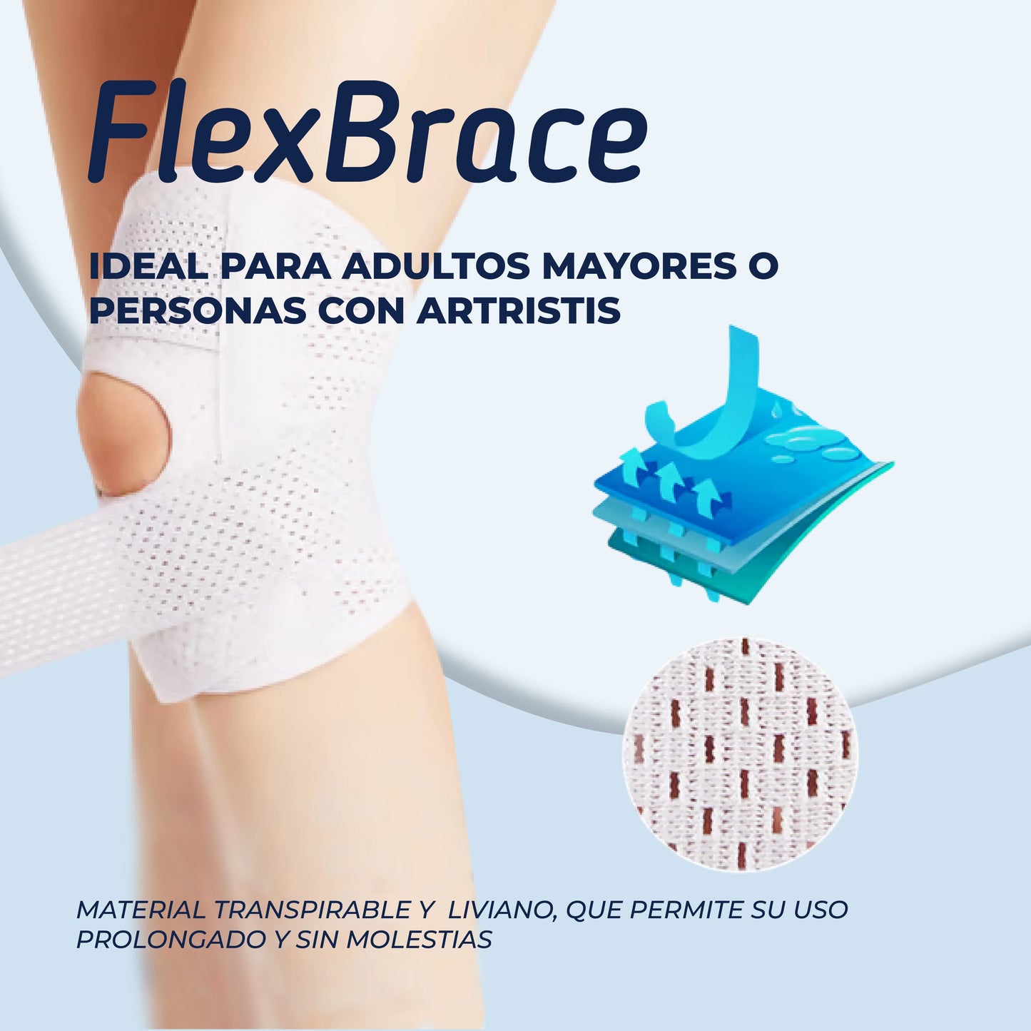 FlexBrace™ - Rodillera ajustable