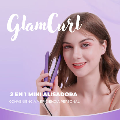 GlamCurl™ - 2 en 1 mini alisadora