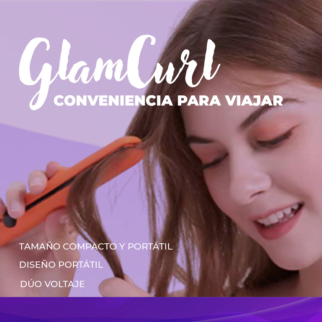 GlamCurl™ - 2 en 1 mini alisadora
