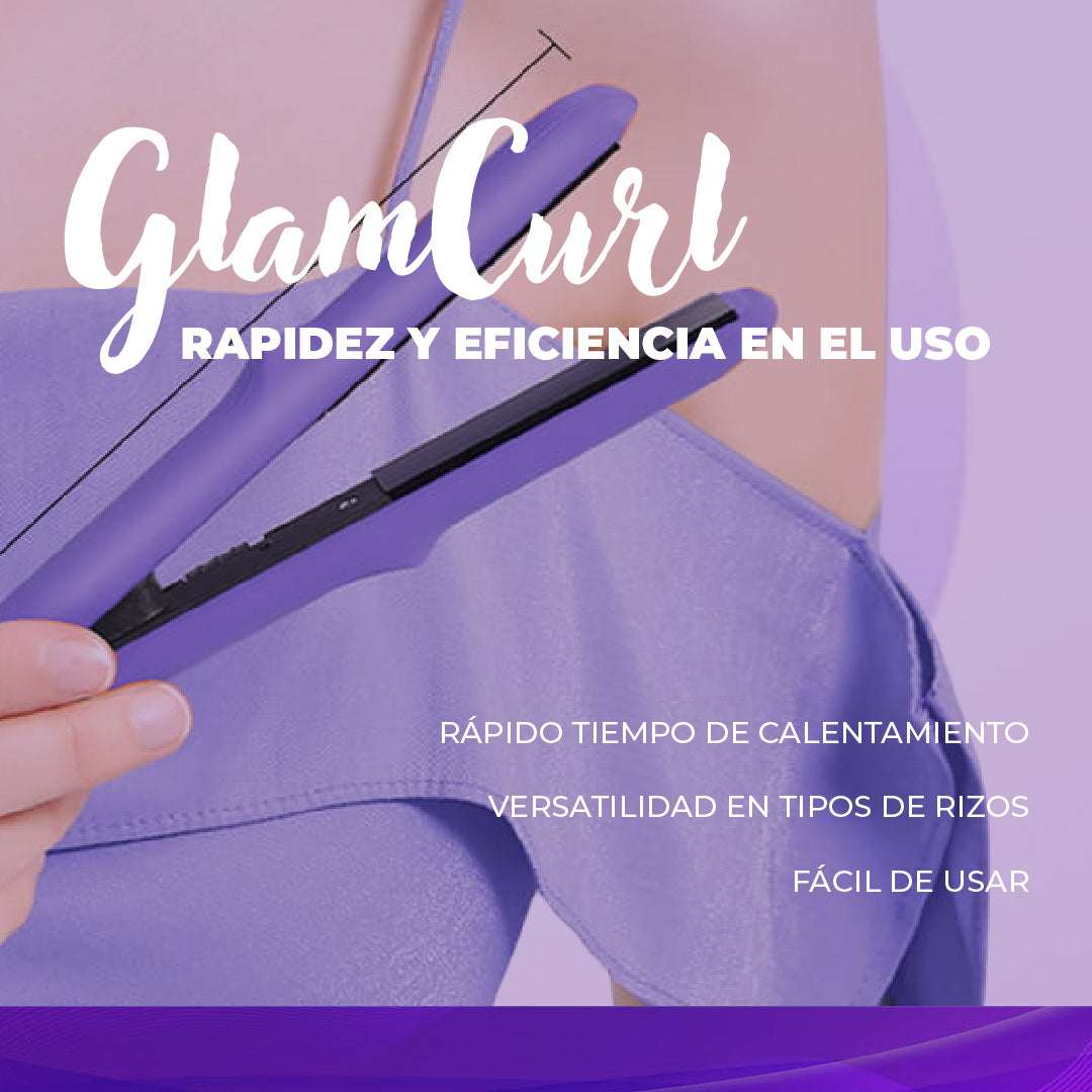 GlamCurl™ - 2 en 1 mini alisadora