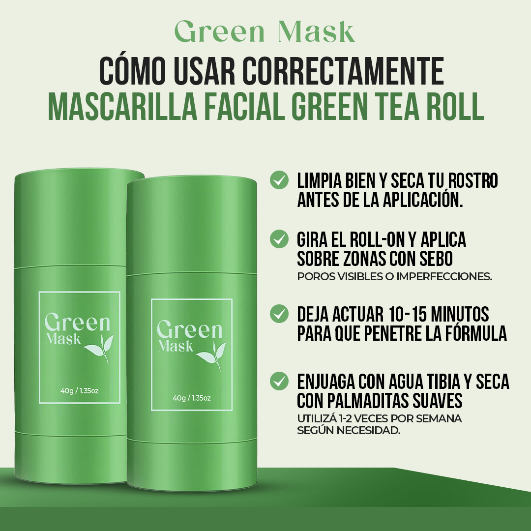 Green Mask™ — Piel limpia, calmada y luminosa en instantes