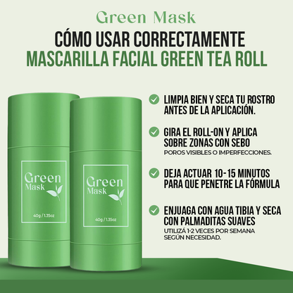 Green Mask™ — Piel limpia, calmada y luminosa en instantes