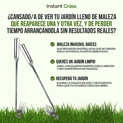 Instant Grass - El jardín limpio que quieres, sin esfuerzo y sin dolor.