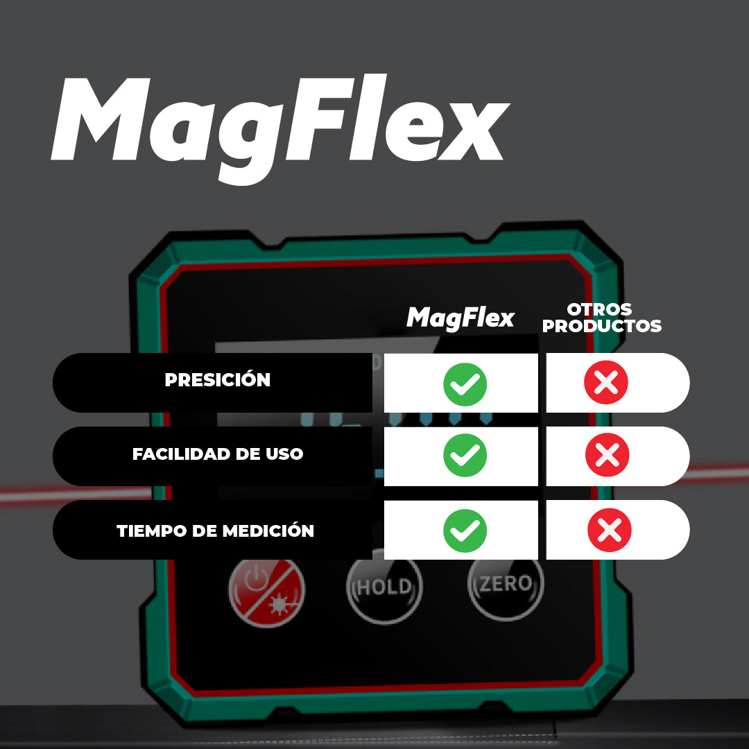 MagFlex™ - 2 en 1 estabilizador magnético con laser
