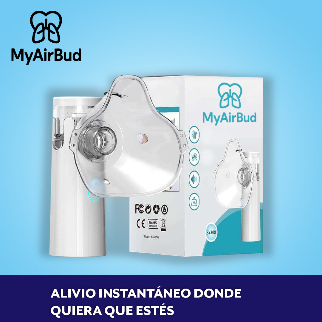 MyAirBud™ - Tu Compañero de Viaje para Respirar Mejor