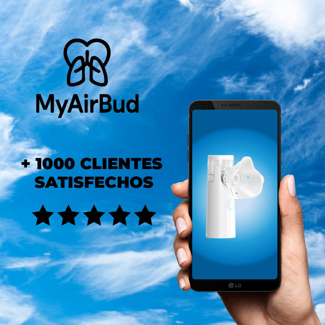 MyAirBud™ - Tu Compañero de Viaje para Respirar Mejor