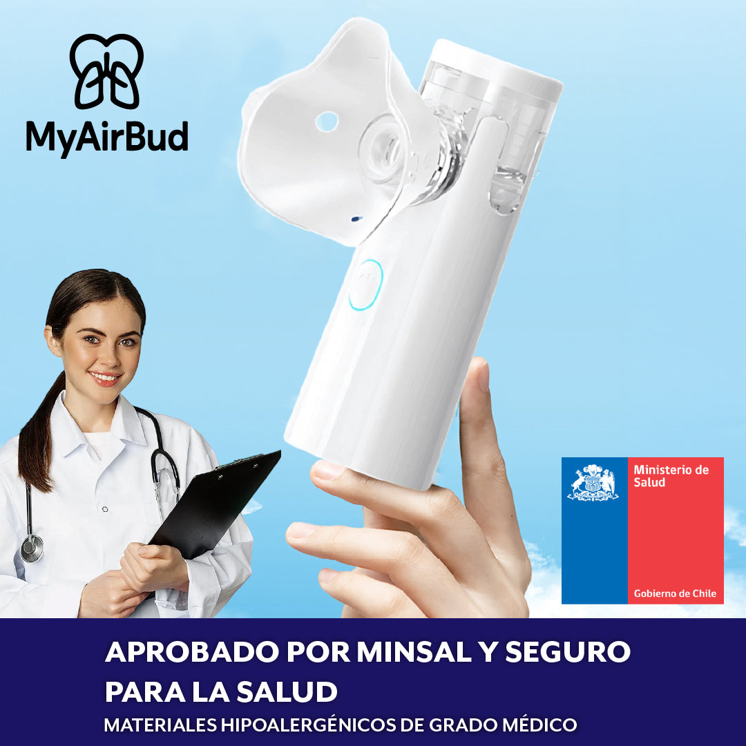 MyAirBud™ - Tu Compañero de Viaje para Respirar Mejor