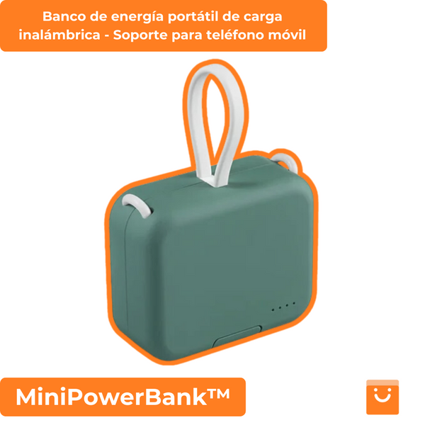 MiniPowerBank™ - Banco de energía portátil de carga inalámbrica - Soporte para teléfono móvil