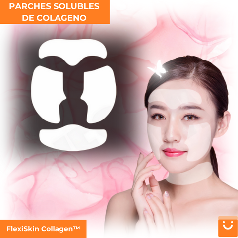 FlexiSkin Collagen™ - PARCHES SOLUBLES DE COLAGENO