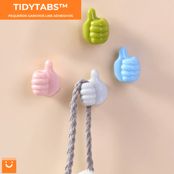 TIDYTABS™ - PEQUEÑOS GANCHOS LIKE ADHESIVOS