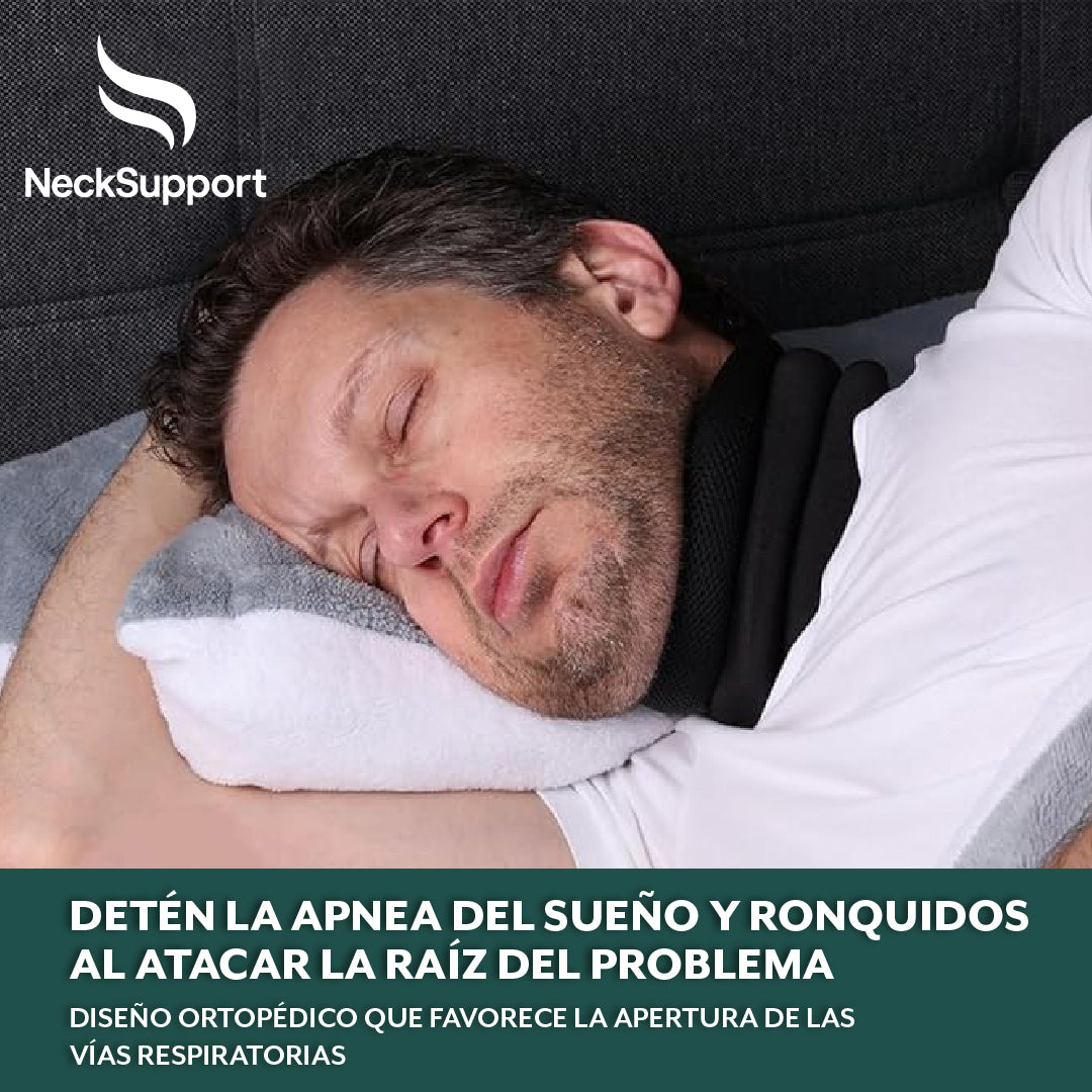 NeckSupport™ – Adiós ronquidos, hola descanso