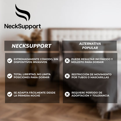 NeckSupport™ – Adiós ronquidos, hola descanso
