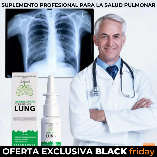 Oferta Black Friday OnNature™ - Spray de limpieza del sistema respiratorio en base a hierbas