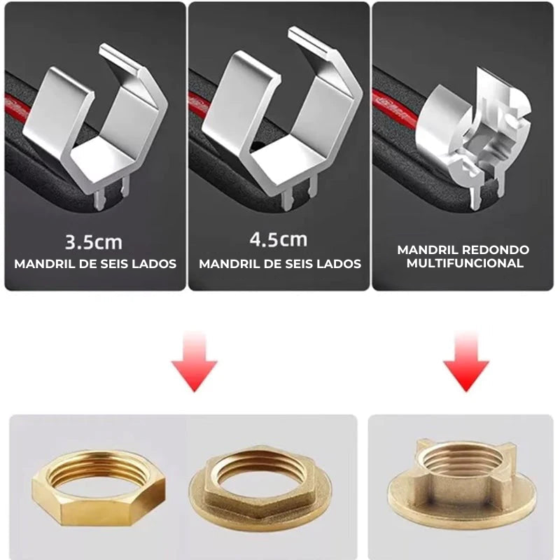 Nutseasy™  - Llave de baño multifuncional