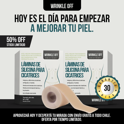 Wrinkle Off™ - Dormir, y despertar con menos arrugas.