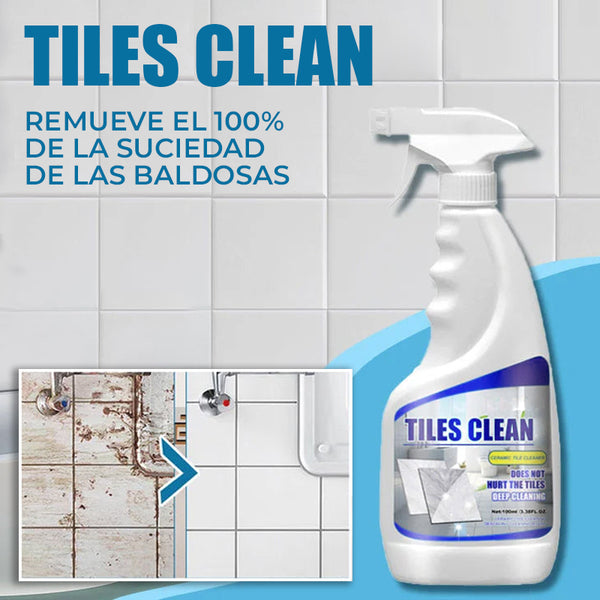 TilesClean™ - Spray limpiador de baldosas y ceramica