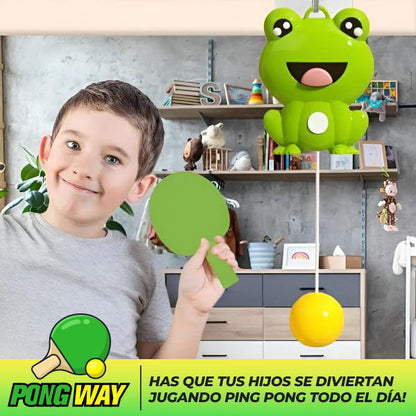 PongWay™ - Entrenador infantil de ping pong