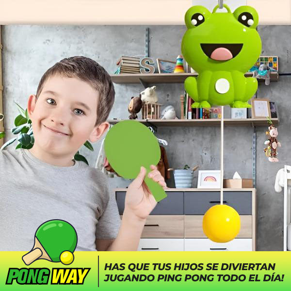 PongWay™ - Entrenador para niños de ping pong