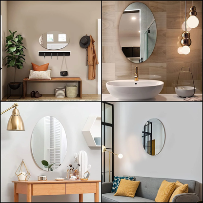 ReflectMax™ - ESPEJO AUTOADHESIVO DE FORMA OVALADA