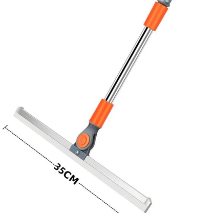 CLEANSWIFT 2-IN-1™ - ESCOBILLA MÁGICA DE DOBLE FUNCIÓN - BARRE Y ELIMINA EL AGUA