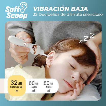 SoftScoop™ - Limpiador de oidos electrico