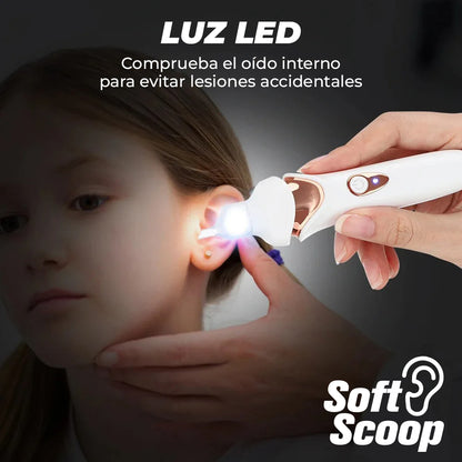 SoftScoop™ - Limpiador de oidos electrico