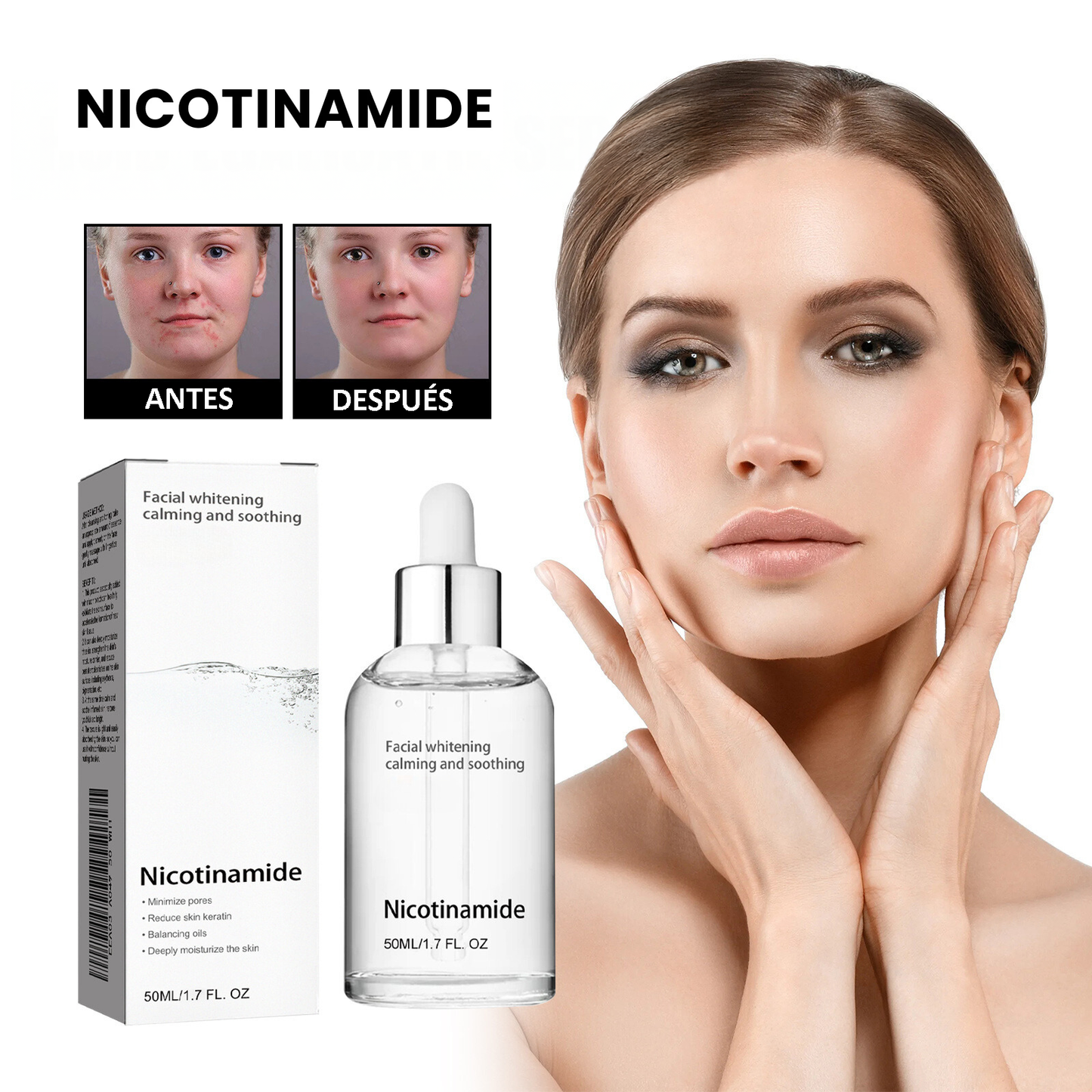 NiaRadiante™ - Suero suavizante de la piel