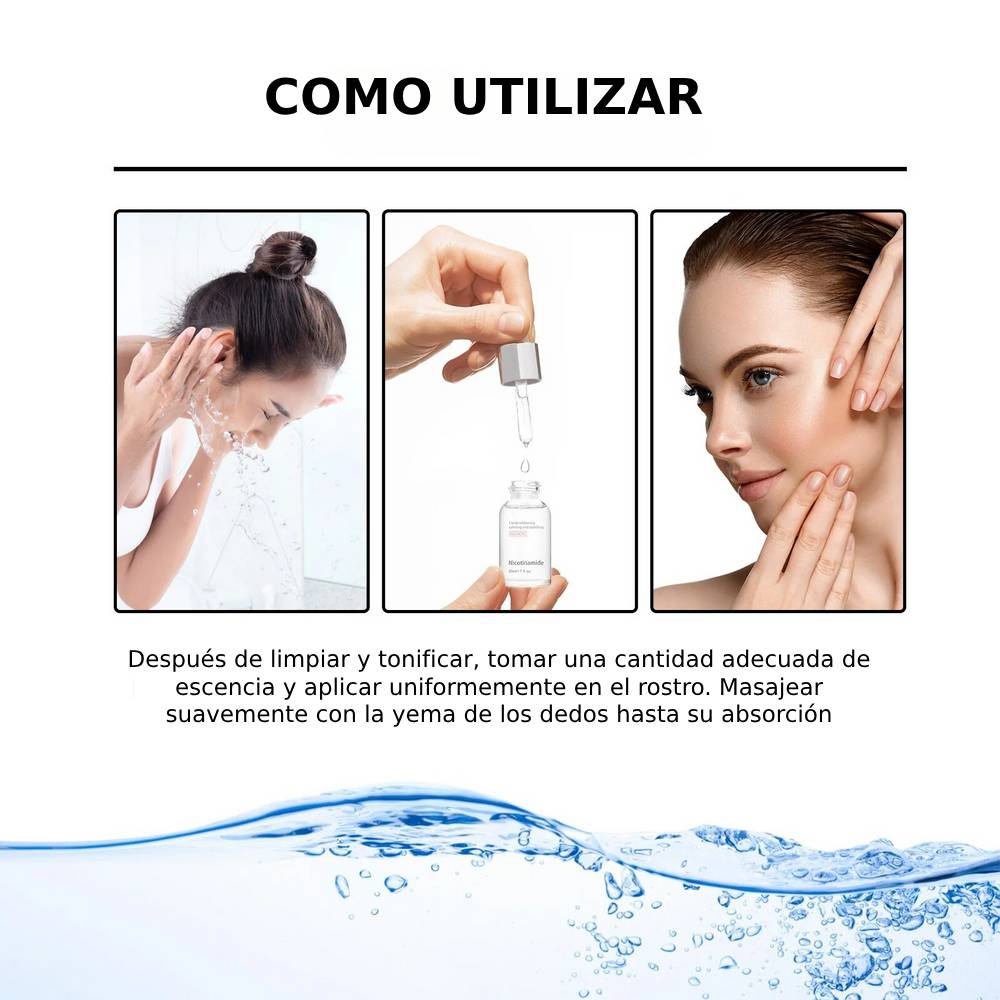 NiaRadiante™ - Suero suavizante de la piel