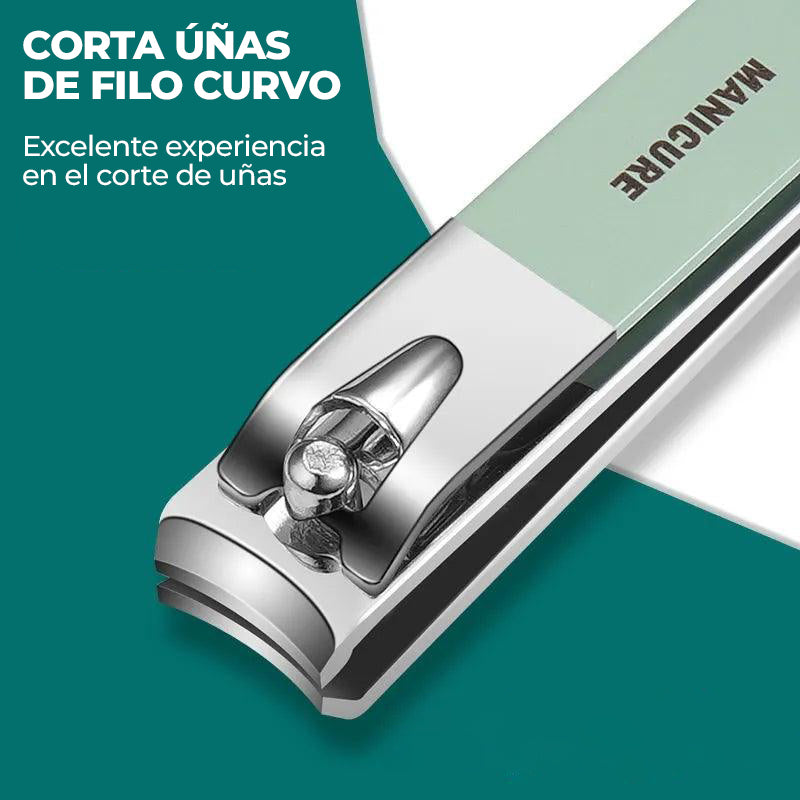 PremiumSteel™ - Set de 16 piezas para el cuidado de uñas