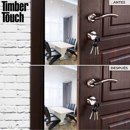 TimberTouch™ - Kit de lápices y cera para restaurar madera (8 tonos)